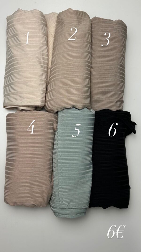 Hijab licra premium con rallas