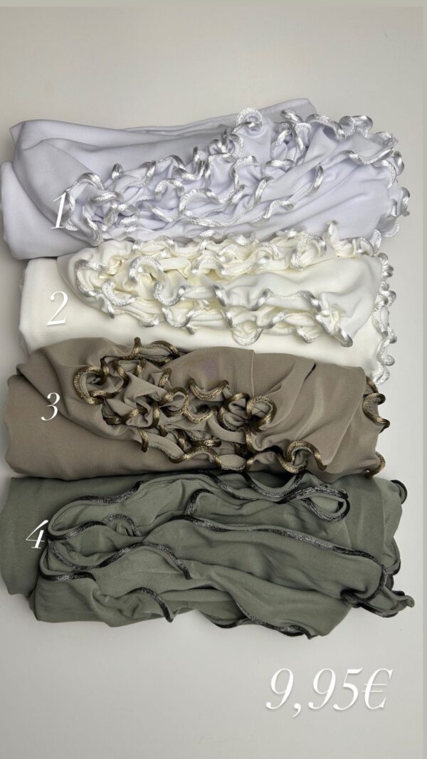 Hijab licra premium con volantes - Imagen 4