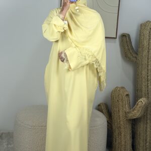 Abaya encaje Mina
